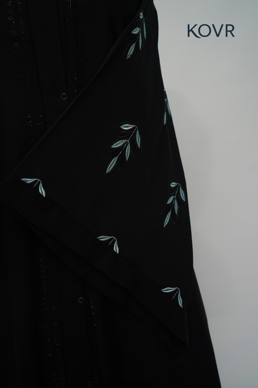 The Midnight Leaf Abaya
